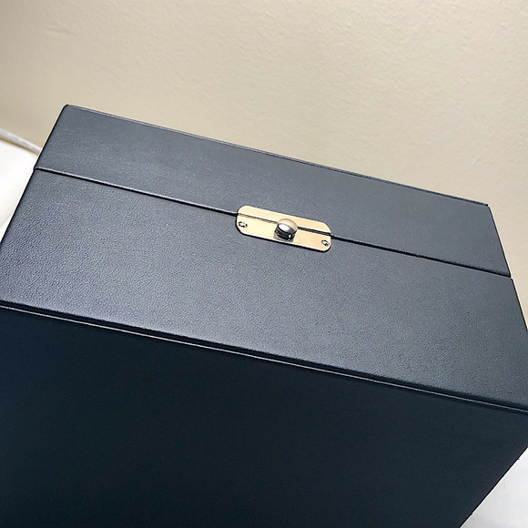 Tiffany & Co. Genuine Alligator & Stainless Steel Black Atlas Watch Gyromatic - Picture 11 of 16